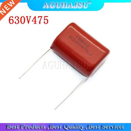 5PCS 60V475 4.7UF Pitch 25MM 60V 475 CBB Pypropylene fil