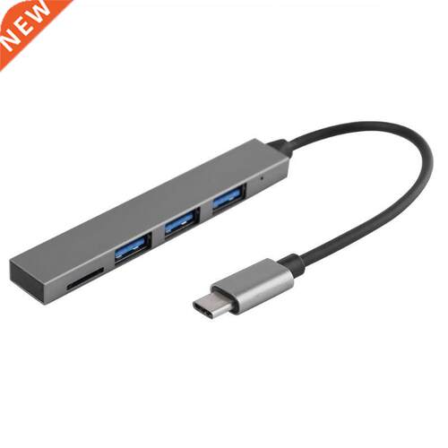 Type C HUB USB-C to  Port USB 2.0+TF Card Slot Splitter Con