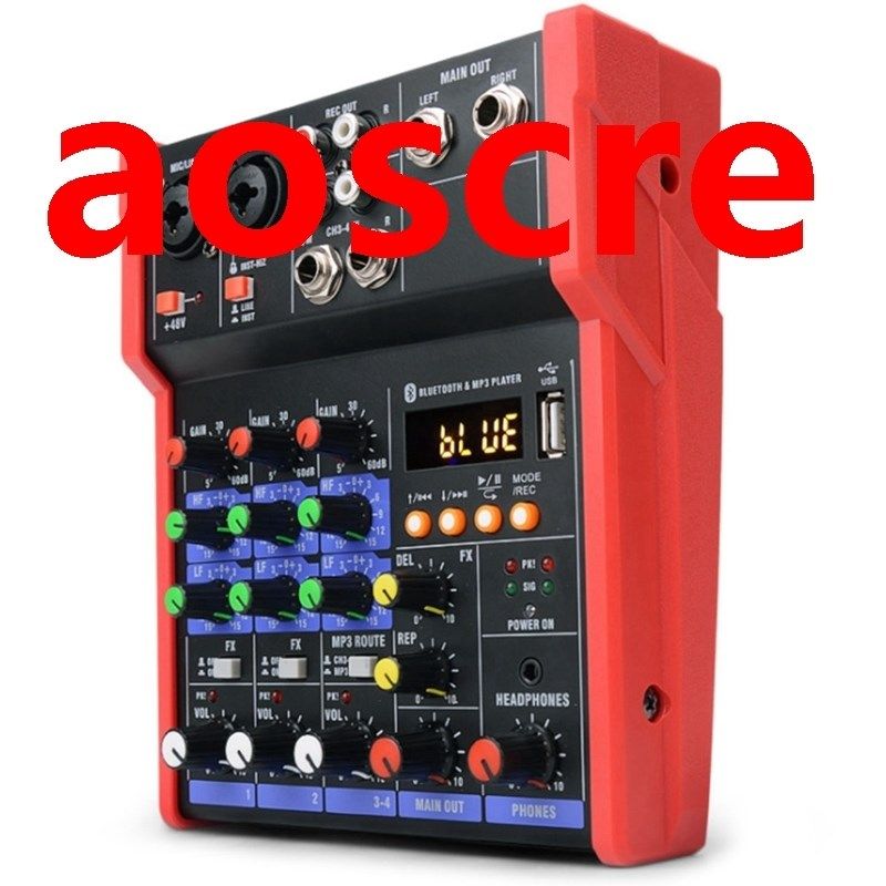 Karaoke Sound Card Bluetooth Stage Home KTV USB 5V Mini Mixe图片
