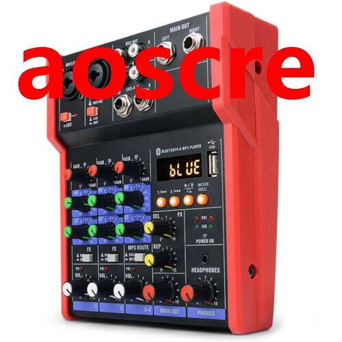 Karaoke Sound Card Bluetooth Stage Home KTV USB 5V Mini Mixe