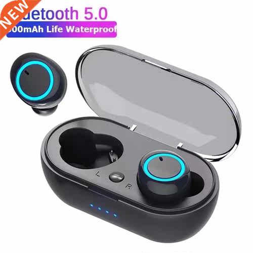 2021 TWS Wireless Bluetooth 5.0 Earphone Touch Control 9D St