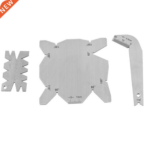 3 pcs Set Drll Angle nspecton Gauges Stanless Steel Drl