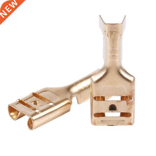100 Pcs Car Speaker 6.mm Female Spade Terminal Wire Connect