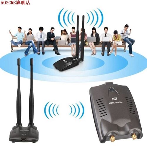 Wireless WiFi Adapter High Power Dual Wifi Antenna 5dB 150Mb