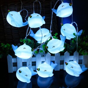 1.5M 10LEDs Whale Shape String Light Indoor Outdoor Xmas