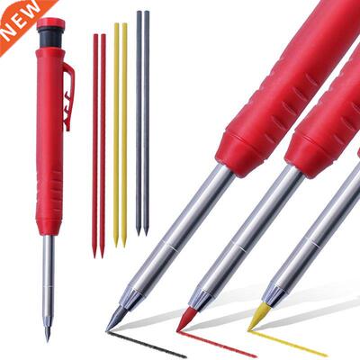 Solid Carpenter Pencil Set Hole Mechanical Pencil Refill Con