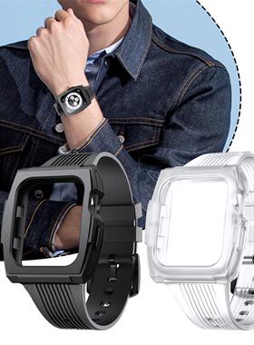 TPU Strap For AppleWatch 1/2//4/5/6 Wristband 42mm/44mm Com