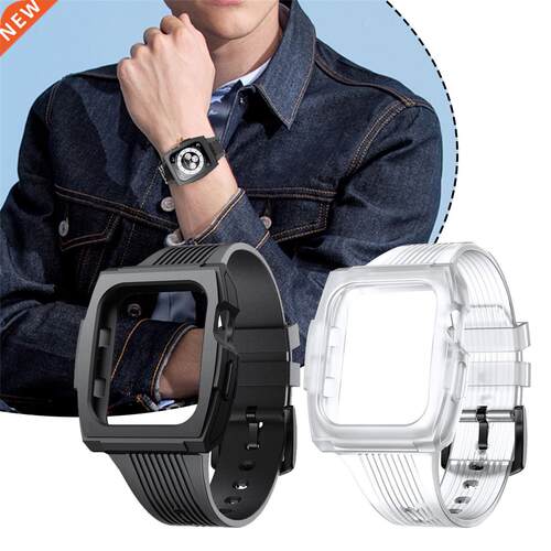 TPU Strap For AppleWatch 1/2//4/5/6 Wristband 42mm/44mm Com