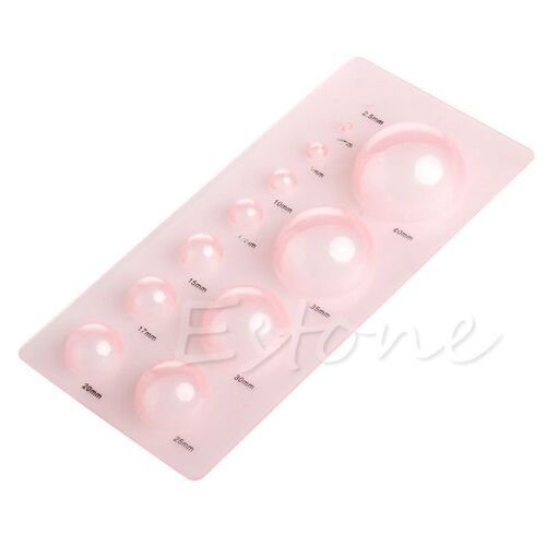 12 Size 3D Half Ball Domes Quilling Papercraft Board Creatio