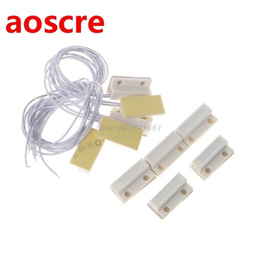 5pcs/Lot MC-38 Door Micro Switch Wired Door Sensor Switch Ma