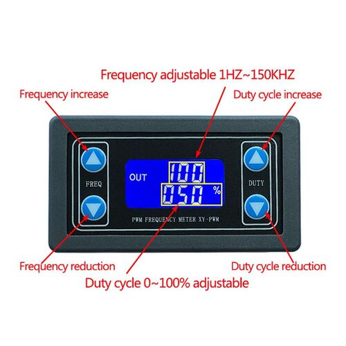 1Hz-150KHz PWM Pulse Frequency Duty Cycle Adjustable Module