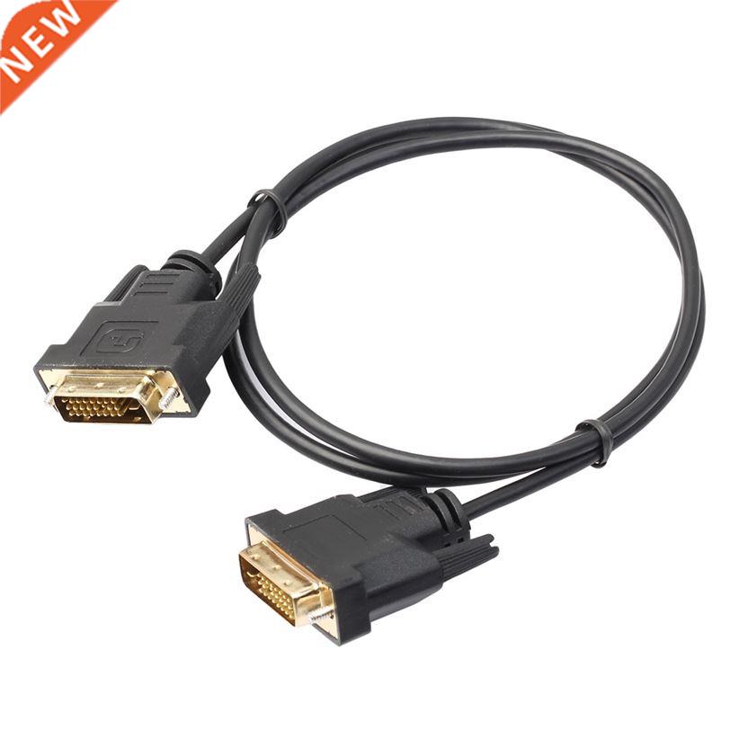 LCD Monitor DVI D To DVI-D Gold Male 24+1 Pin Link TV Cable