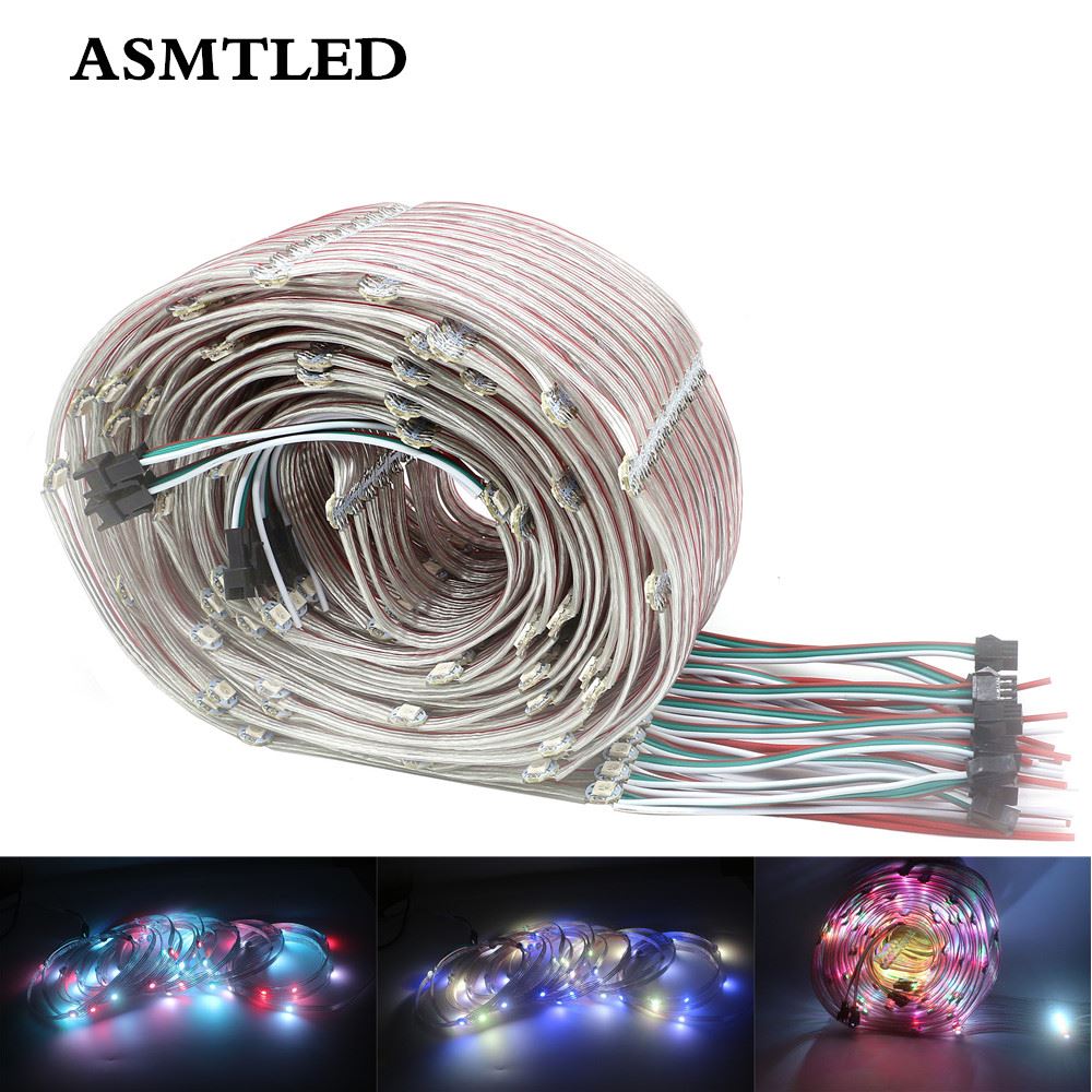 50-500pcs DC5V WS2812B Pre-soldered on Heatsink 5050 RGB Ad