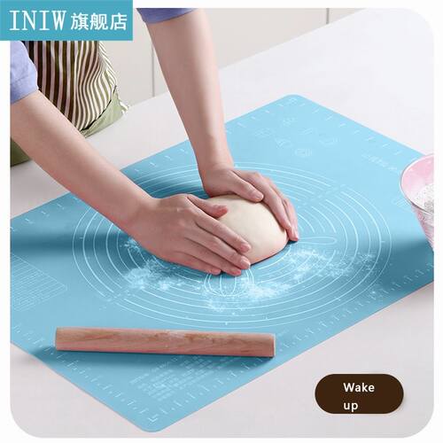 Baking Mat Soft Silicone Dough Pad Foldable Non-Stick Scale