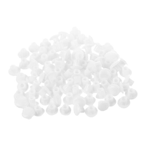 100 pcs home furniture decor 5 mm white plastic hole drillin