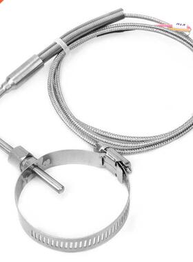 High Precision K Temperature Sensor Elbow Exposed Tip Steel