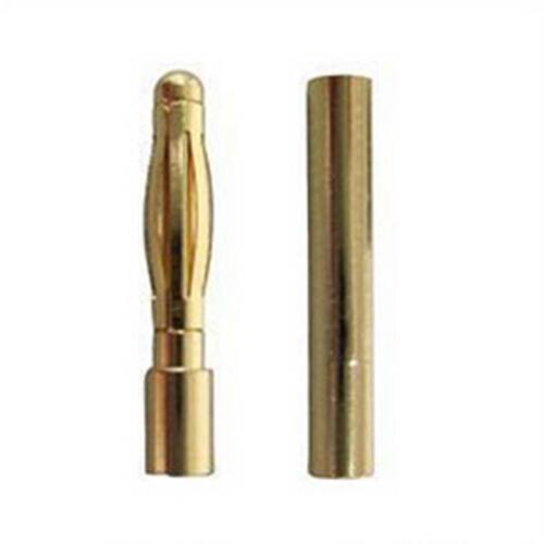 10 pair Copper Brushless Motor Banana Plug 2mm Gold Bullet
