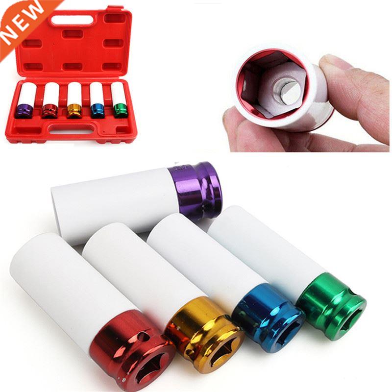 5Pcs Car 15mm 17mm 19mm 21mm 22mm alloy thin wall wheel nut