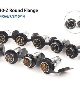 1 Set DF30 GX30 Crcular Flange Avaton Connector 2 3 4 5 7