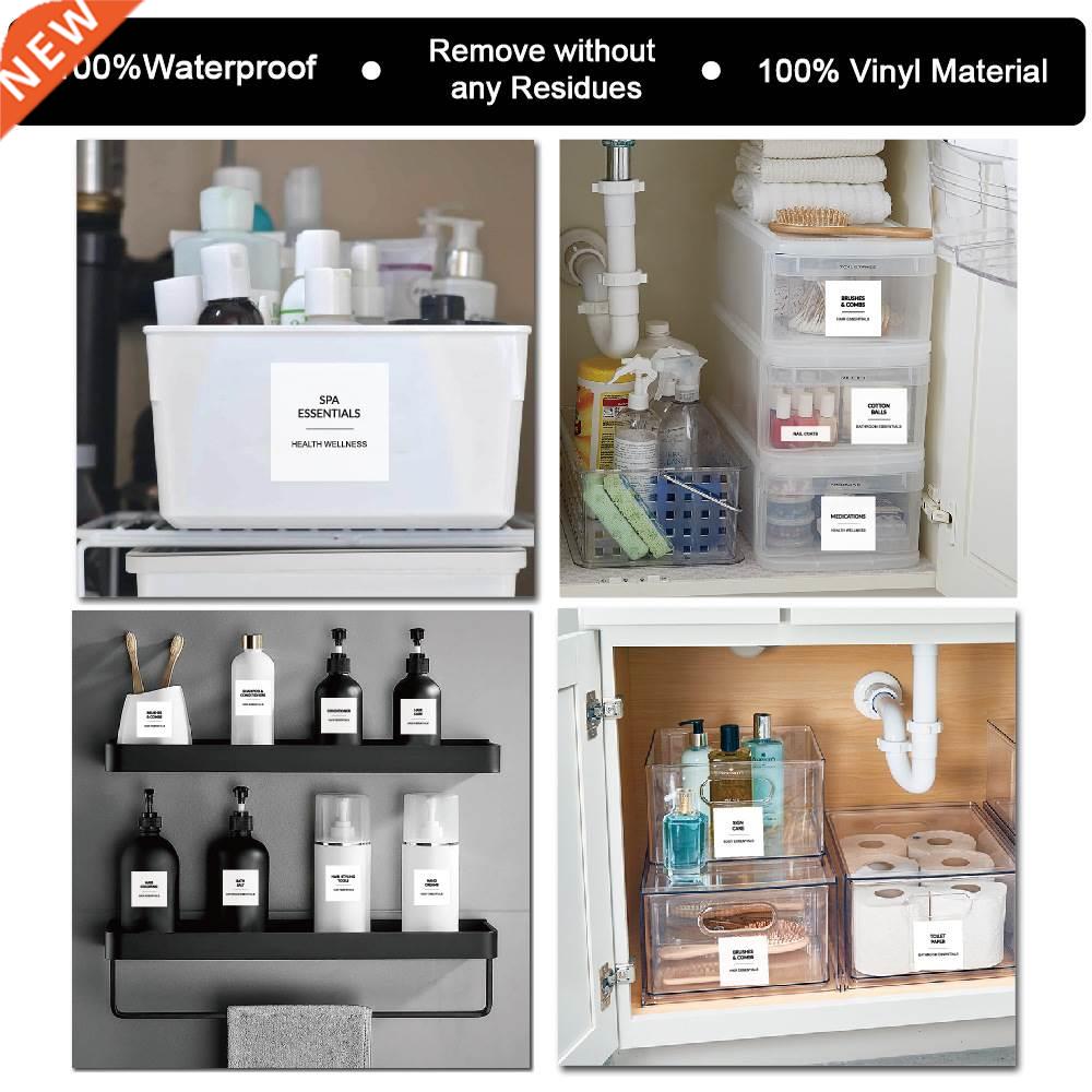 Bathroom Labels Stickers Name Stickers Shampoo Body Wash Con