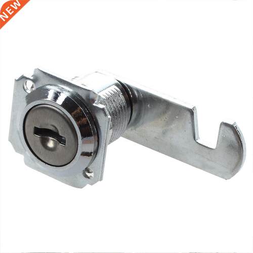 Cabinet 18.5mm Dia Male Thread Cam Lock Silver Tone with 2 K