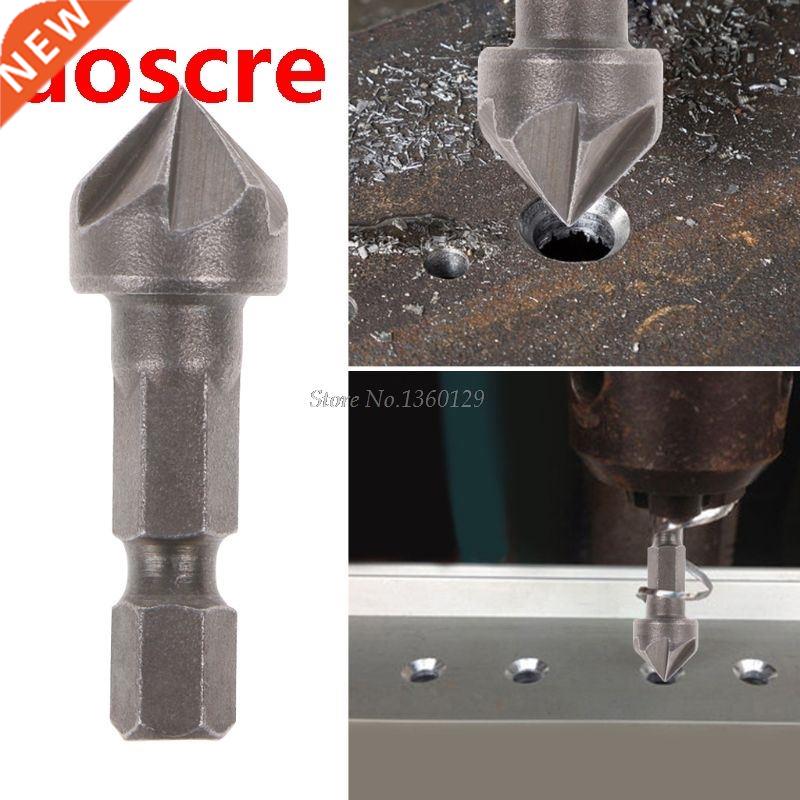 1PC 6 Flute Countersink Drill Bit 90 Degree Point Angle Cham