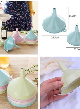 4 Color S/L Plastic Clear Funnel For Liquid Oil Perfume Diff