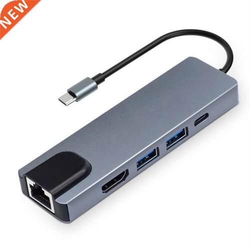 Hub Usb C 2 To HDMI-Compatible PD Charge 5 Ports Dock Statio