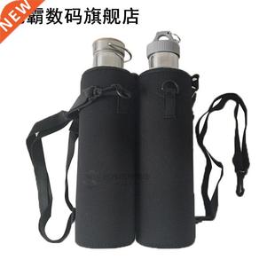 1000ML Water Bottle Cover Bag Pouch w/Strap Neoprene Water B