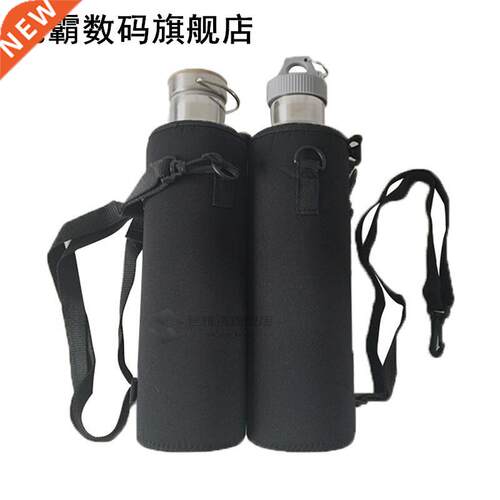 1000ML Water Bottle Cover Bag Pouch w/Strap Neoprene Water B