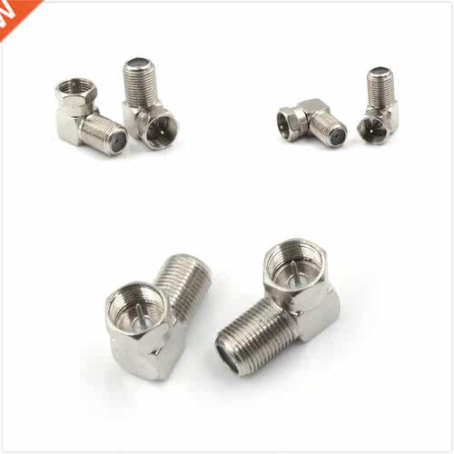5pcs 90 Degree Right Angled TV Aerial Cable Connector RF Coa