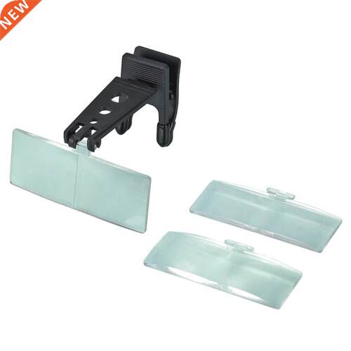 Transparent Acrylic Eyeglass Clip On Lens Flip Loupe Handsfr