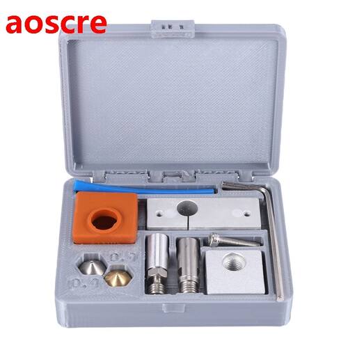 MK10 All-Metal 3D Printer Pts Group with Heating Block Thr