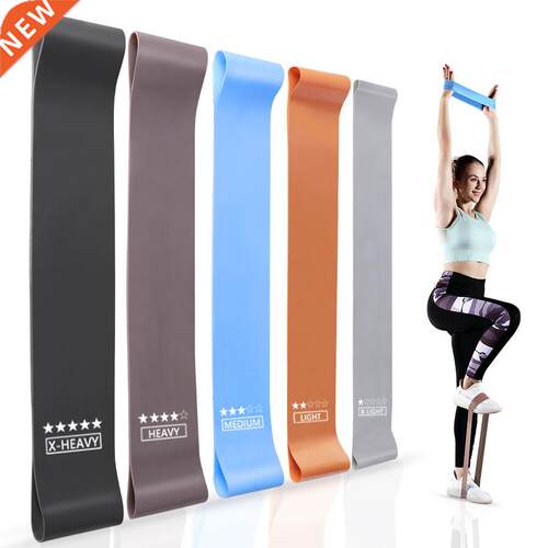 5 PCS/Set Fitness Rubber Bands Elastic Band For Sports Yoga