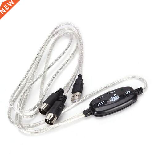 HOT Keyboard to PC USB MIDI Cable Converter PC to Music Keyb