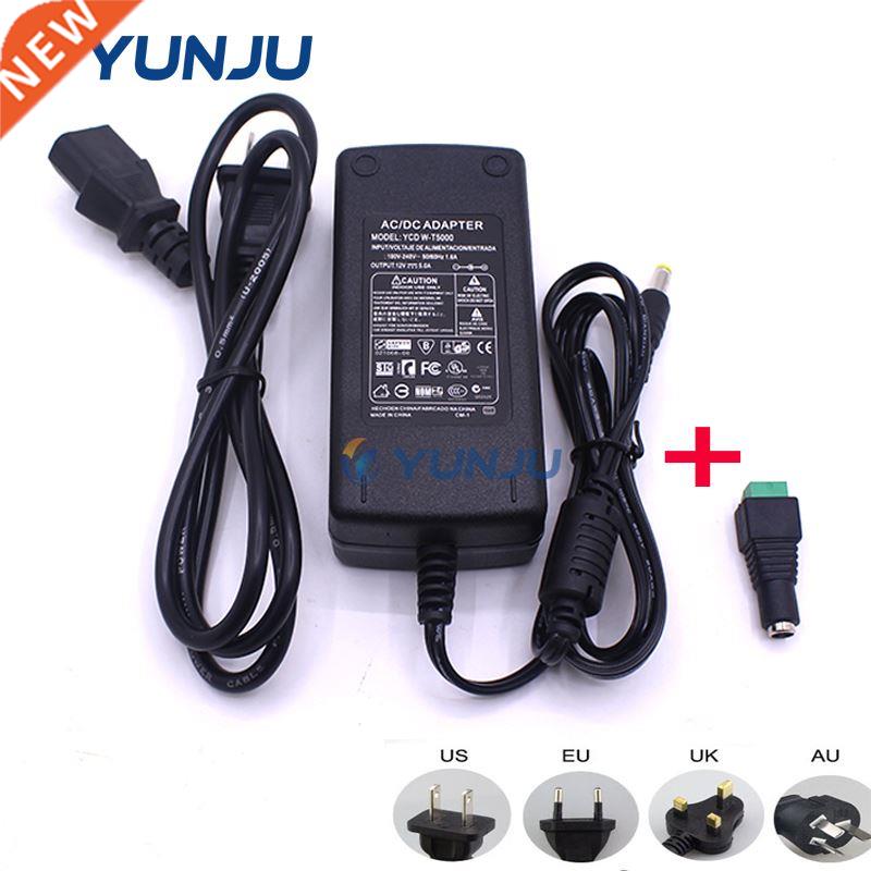 1 x AC 100V - 240V to DC 12V 5A 120W EU US AU lighting tran