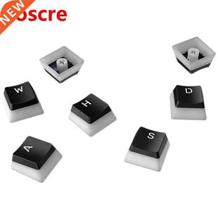 Double Lens Backlit PBT Pudding Keycap Set, Suitable for Con