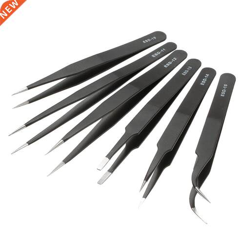 ESD 10-15 Safe Anti-static Tweezers Maintenance Repair Nippe