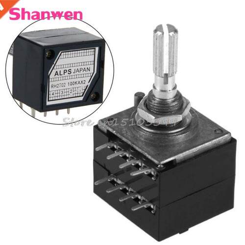 8 Pin Potentiometer RH2702 Serrated Split Shaft 6MM Precisio