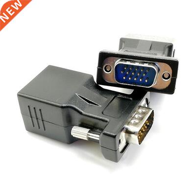 Network Ethernet Cable Adapter 15pin VGA Female To RJ-45 Fem