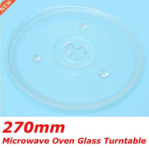 270mm Univeral Microwave Oven Glass Turntable Disc Tray Turn