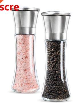 Stainless Steel Salt and Pepper Grinder Mill Adjustable Spic