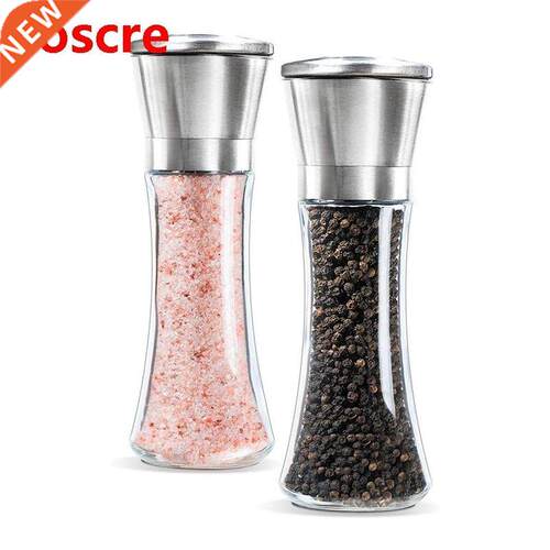 Stainless Steel Salt and Pepper Grinder Mill Adjustable Spic