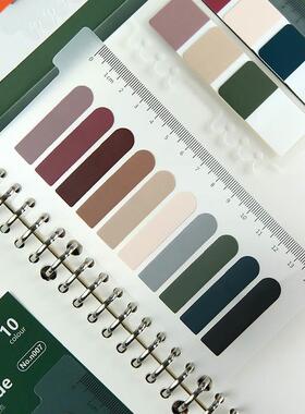 60/120/200 PCS PET Translucent Waterproof Morandi Color Writ