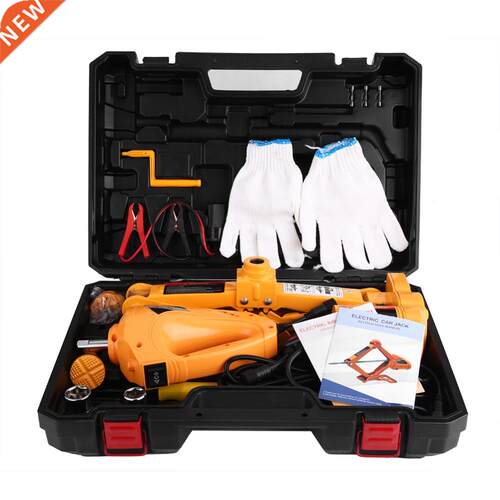 3Ton 12V DC Automotive Jack Lifting Car SUV Emergency Tools