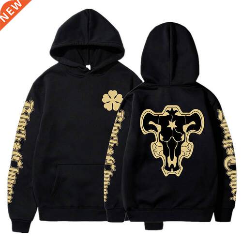 Anime Black Clover Black Bulls Squad Emblem Hoodies Yami Ast