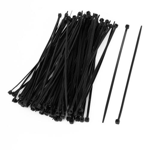 100 Pcs 150mm x 2mm Electrical Cable Tie Wrap Nylon Fastenin