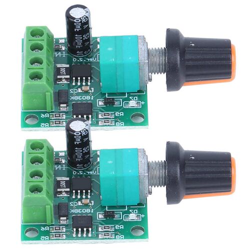 2pcs Motor Speed Regulator PWM DC Motor Speed Controller Low