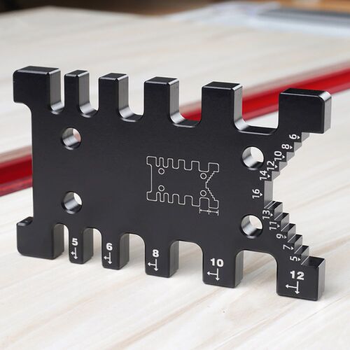 High Precision Tenon Caliper Metric and Imperial Card Gauge