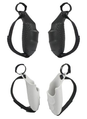 1 Set Non-slip Protective Knuckle Strap Silicone Half Case H